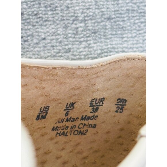 Franco Sarto shoes Women's 8M Halton 2 off white weave flats loafers - Picture 6 of 9